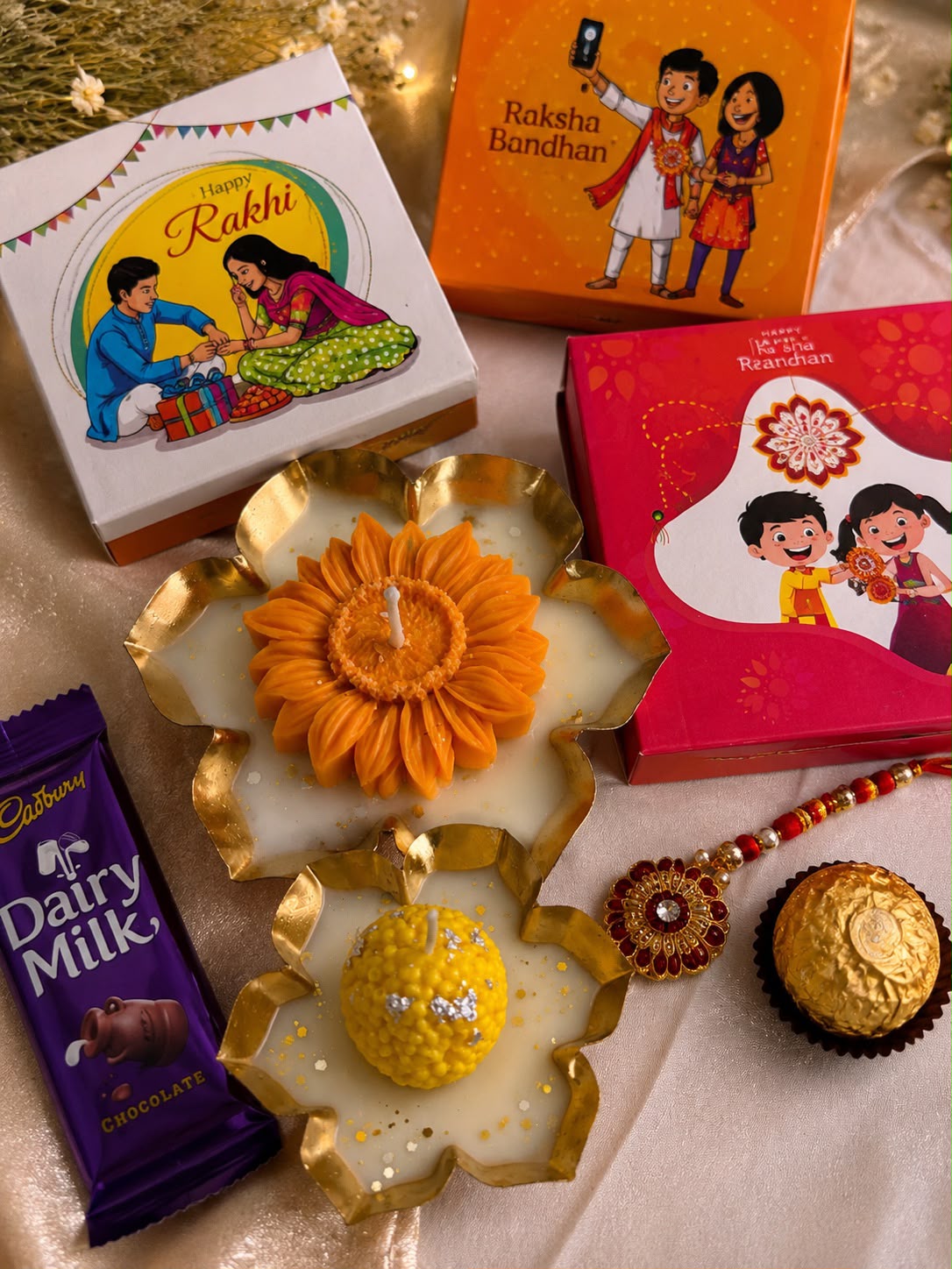 Elvara Rakhi Combo Gift Set