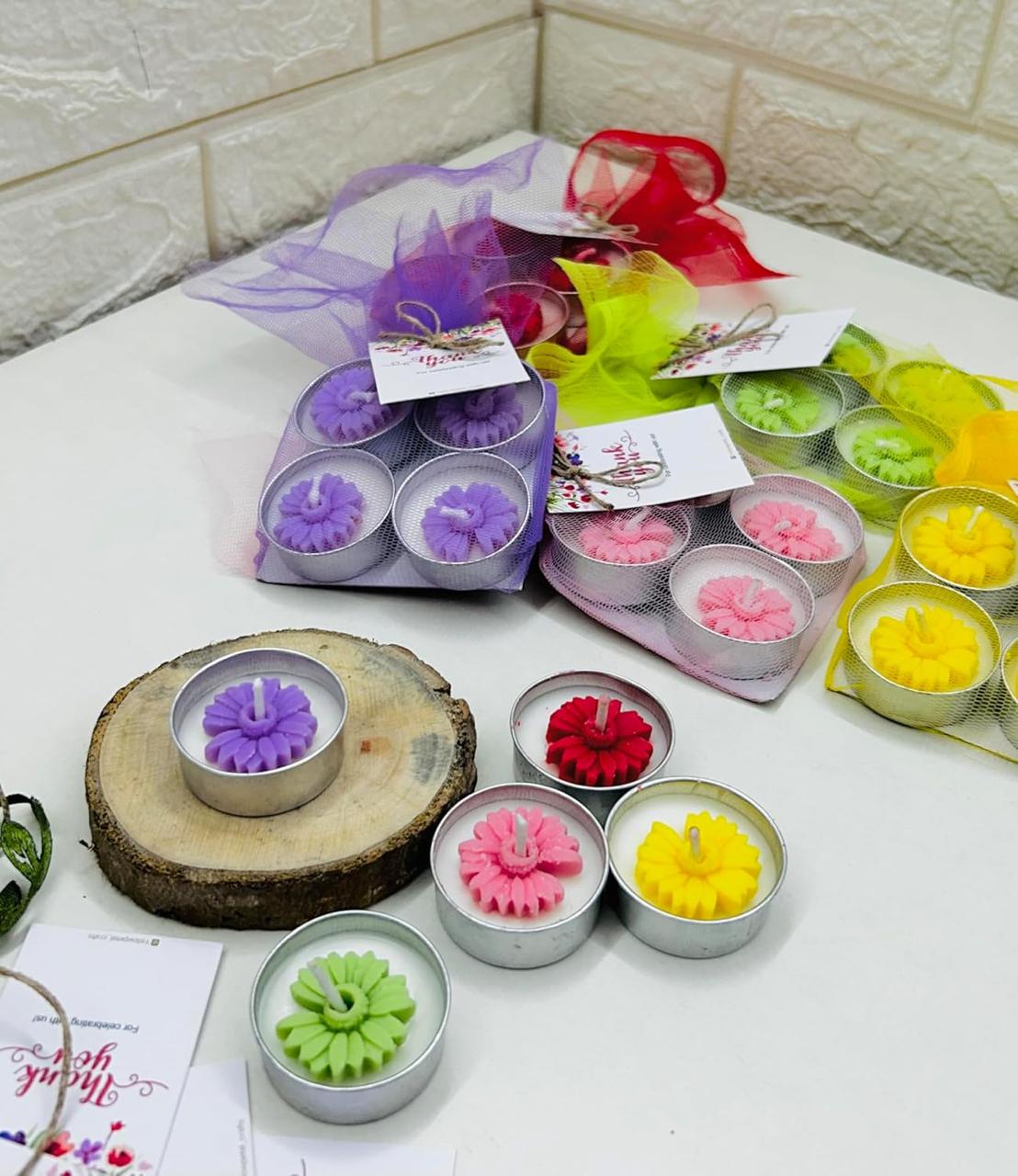 Scented tealight candle (set of 4)