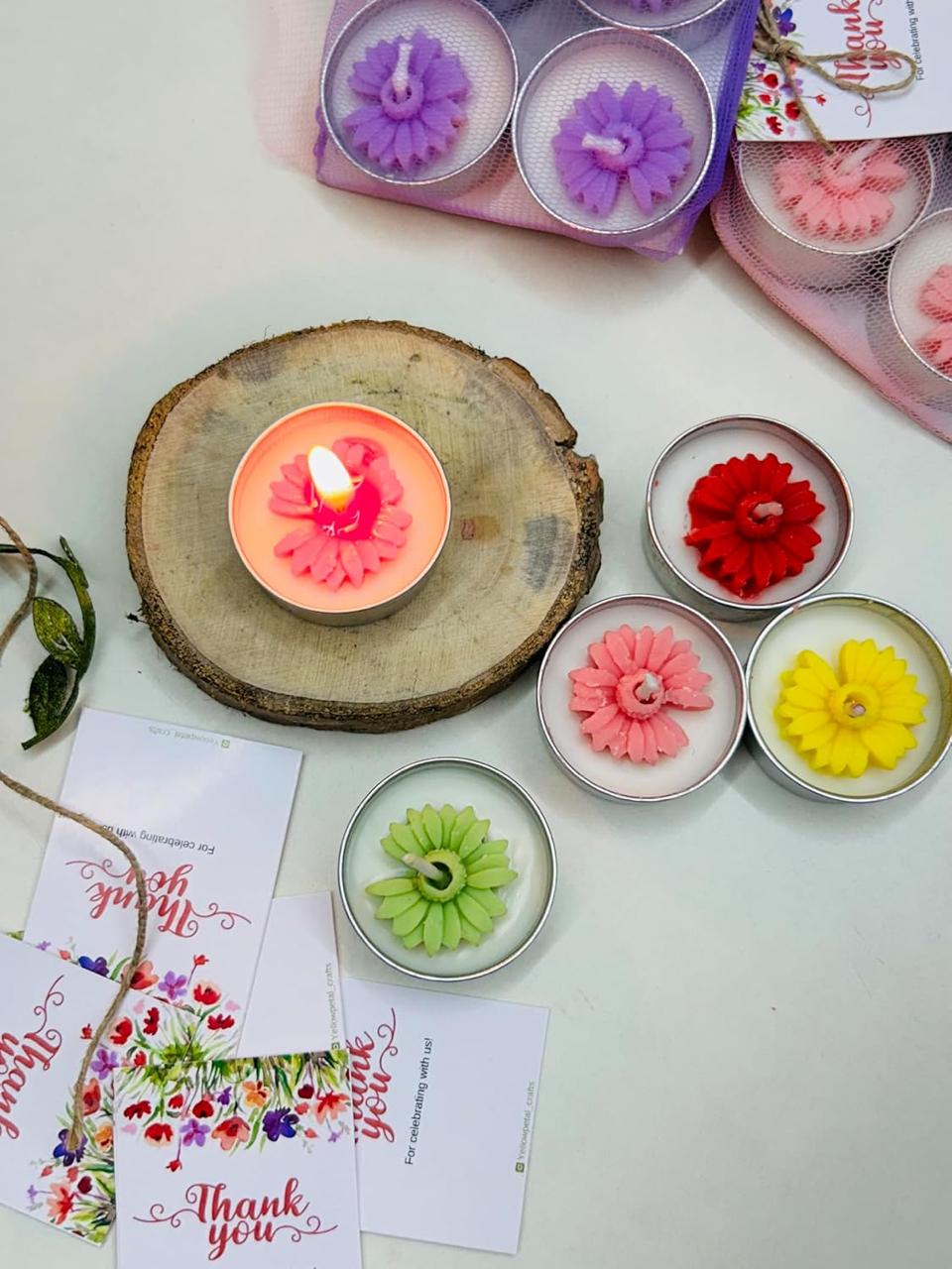 Scented tealight candle (set of 4)